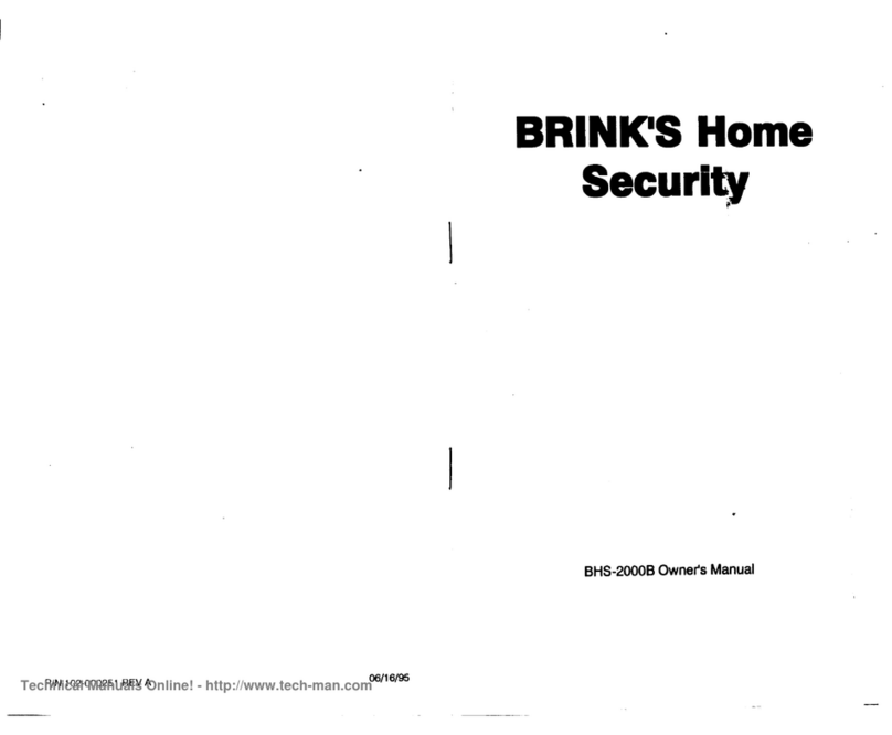 Brink's Home Security BHS-2000B owner's manual Brink's Home Security BHS-2000B owner's manual