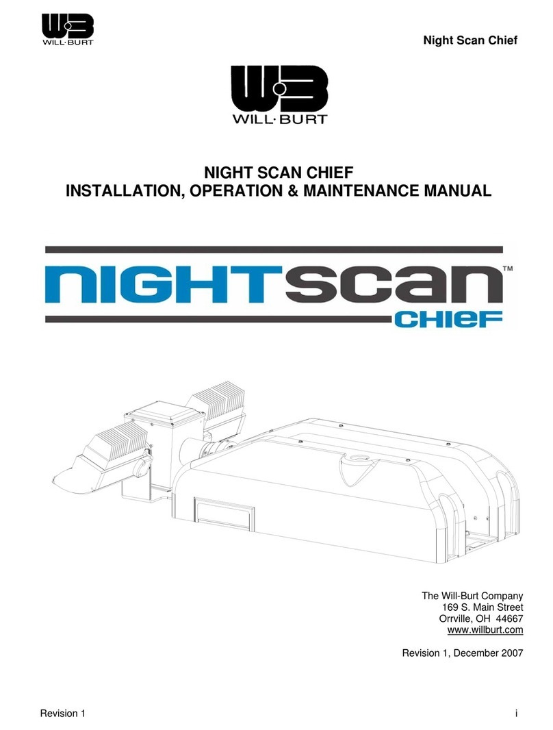 Will Burt Night Scan Chief Installation, operation & maintenance manual Will Burt Night Scan Chief Installation, operation & maintenance manual