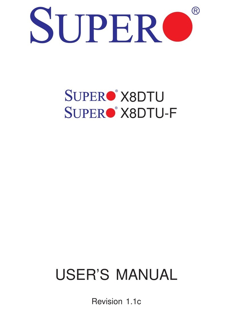 Supero X8DTU-F user manual