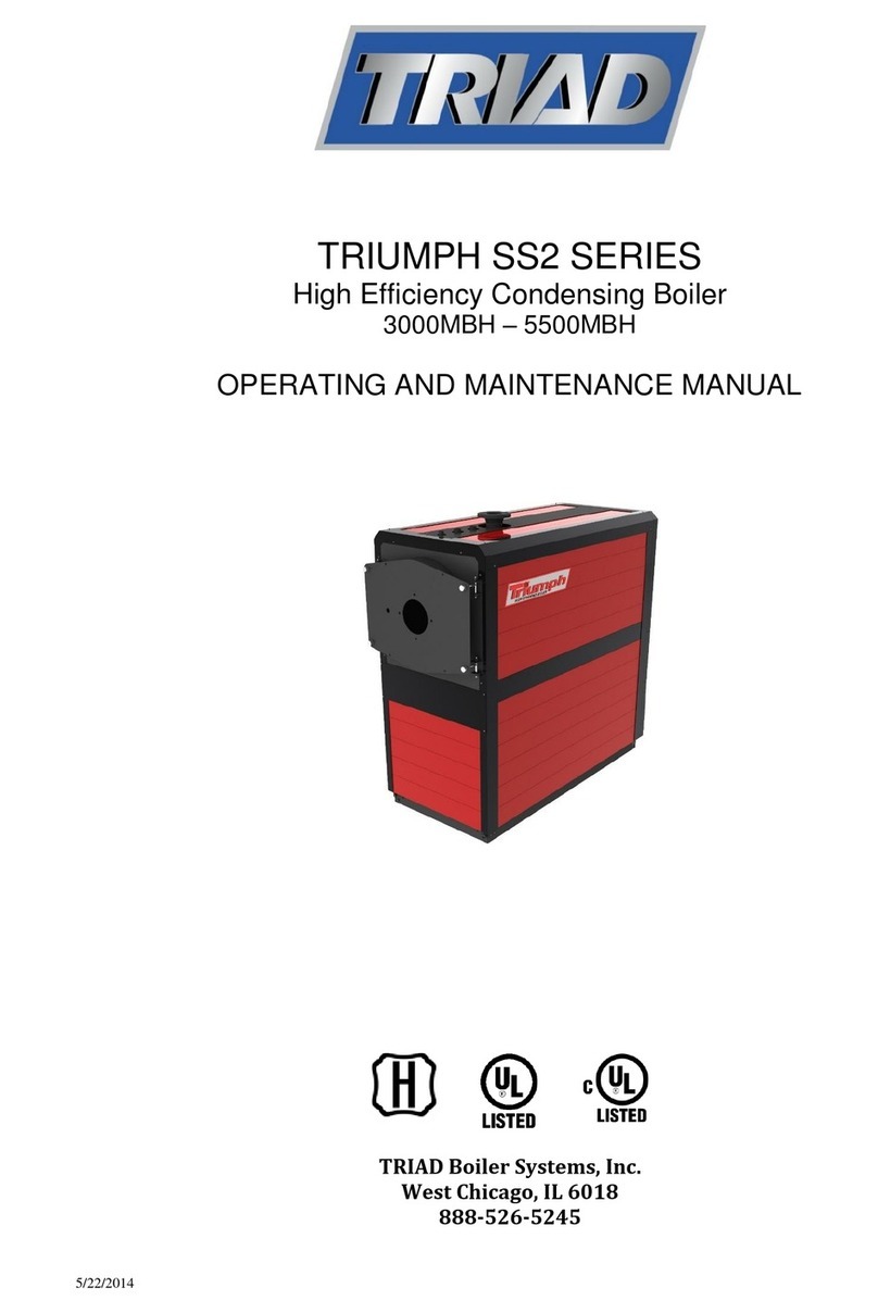 Triad TRIUMPH SS2 SERIES Operating and maintenance manual