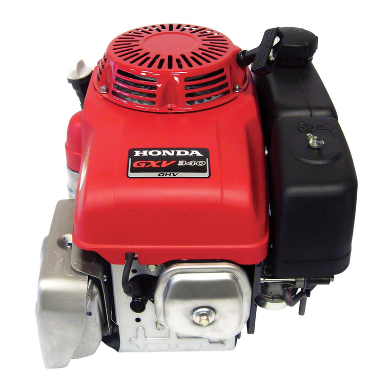 Honda GXV340 Operating and maintenance manual