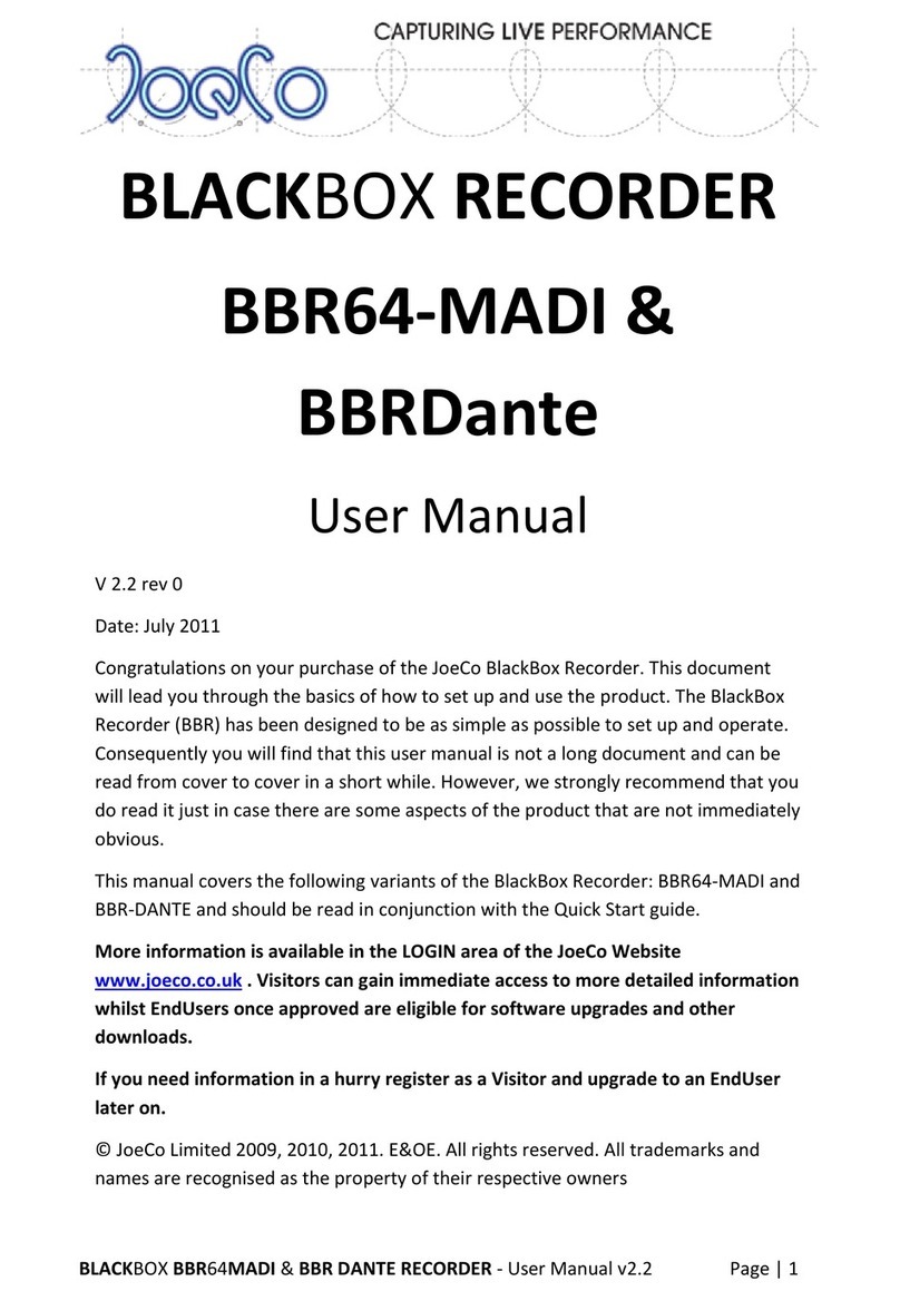 Black Box BBR64-MADI user manual
