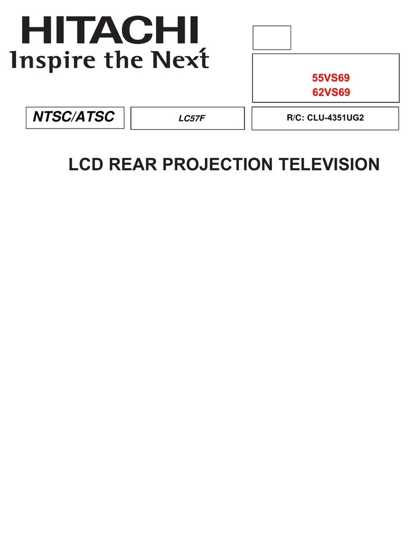 Hitachi LC57F User manual Hitachi LC57F User manual