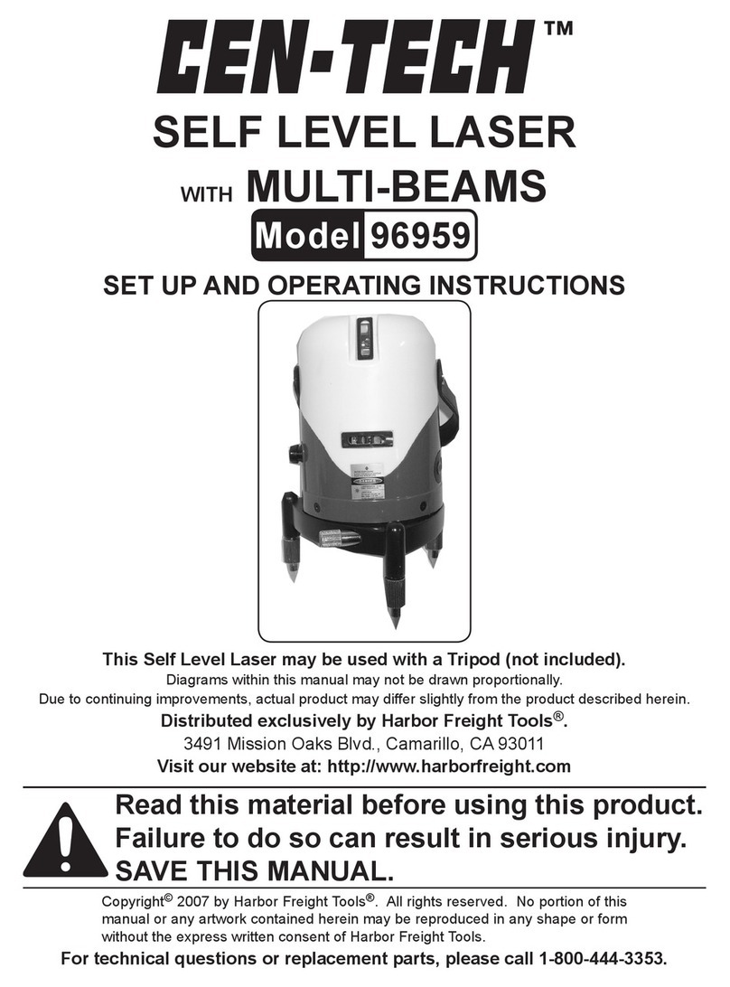 Centech 96959 Set up and operating instructions