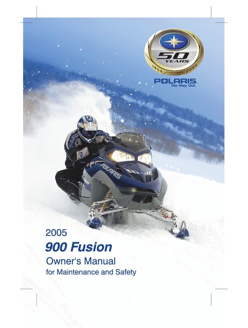 Polaris 2005 Fusion 900 Setup guide