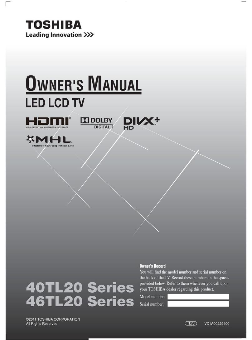 Toshiba 40TL20 Series User manual