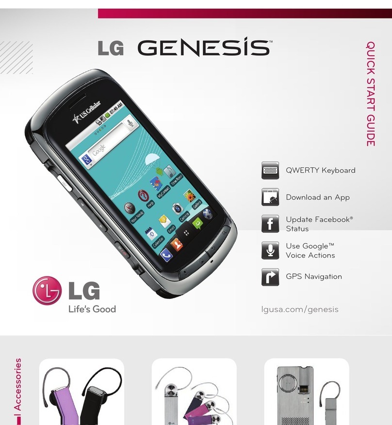 LG Genesis quick start guide