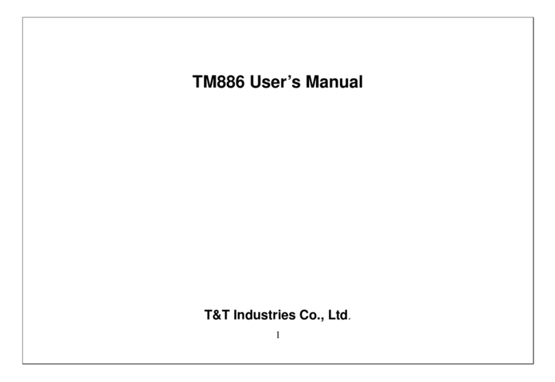 T&T Industries Co TM886 user manual