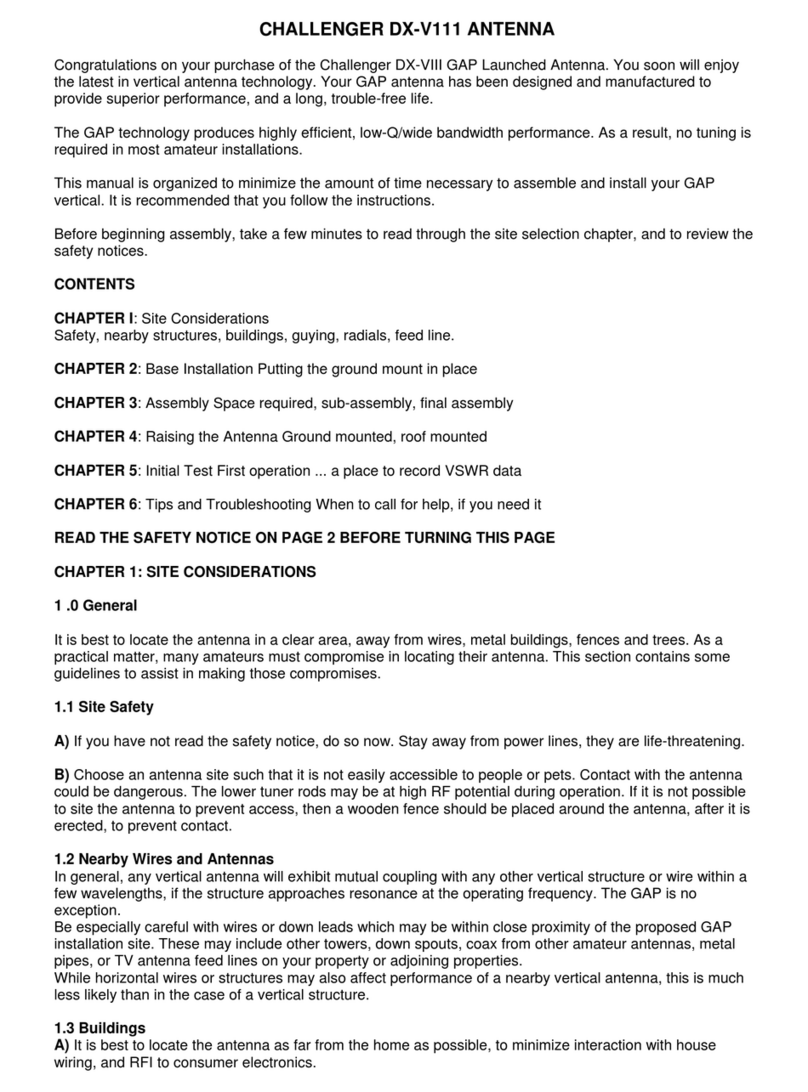 Challenger DX-V111 user manual