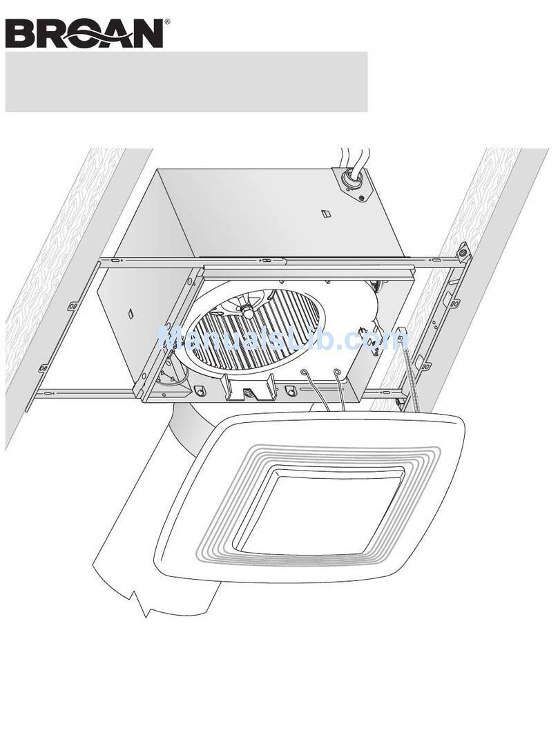 Broan XB50L User manual