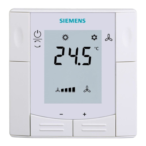 Siemens RDF300 Series Operator's manual