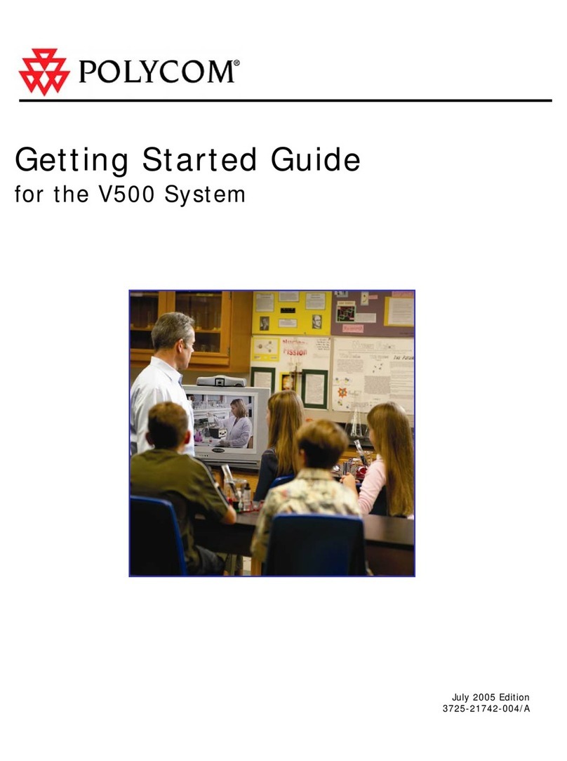 Polycom V500 Getting started guide
