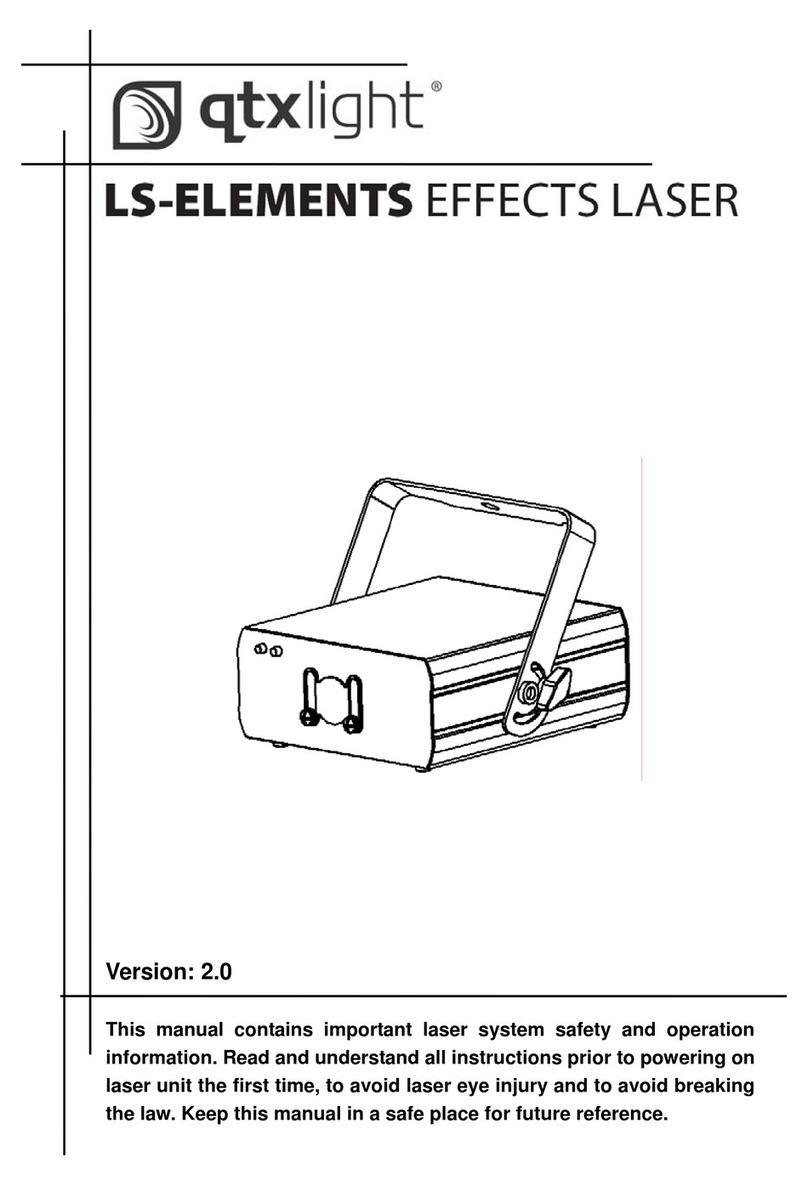 QTX Light LS-Elements Effects Laser user manual