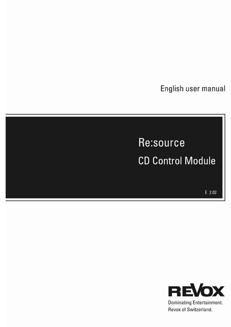 Revox Re:source User manual