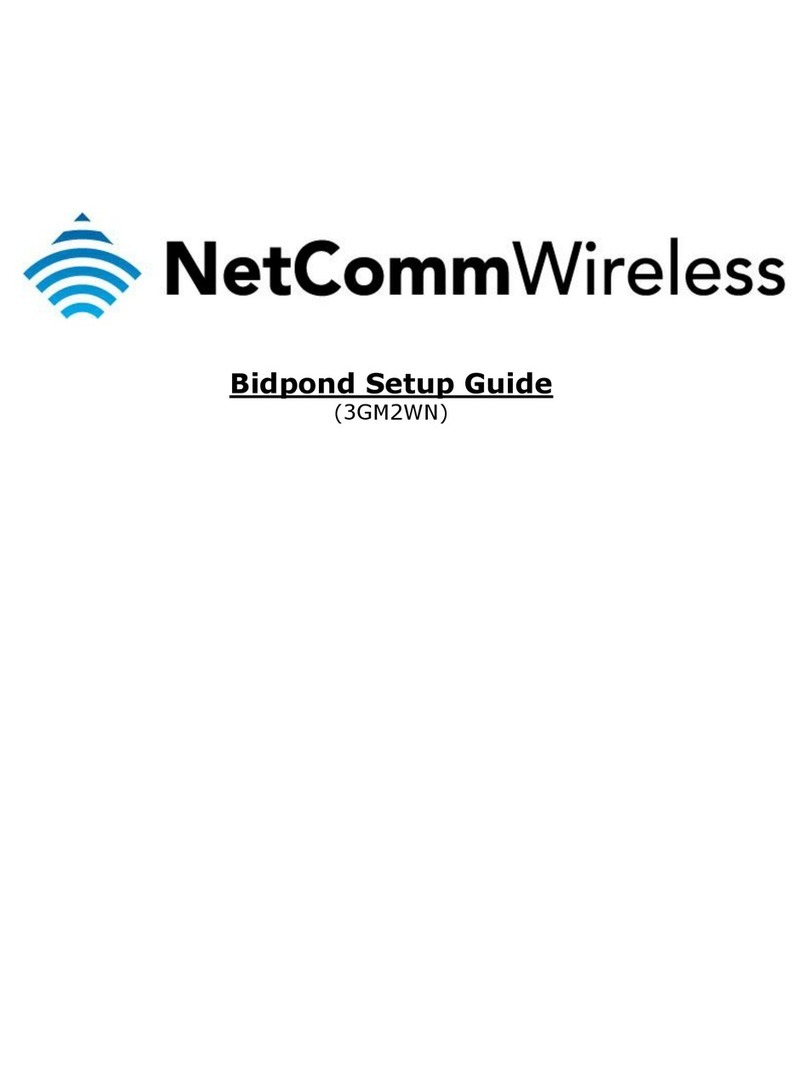 NetComm Wireless 3GM2WN User manual