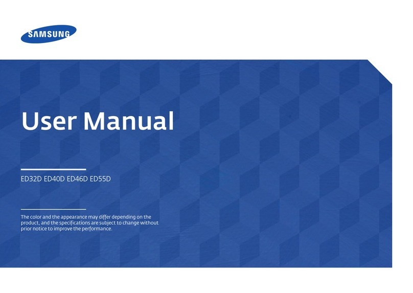 Samsung ED32D User manual