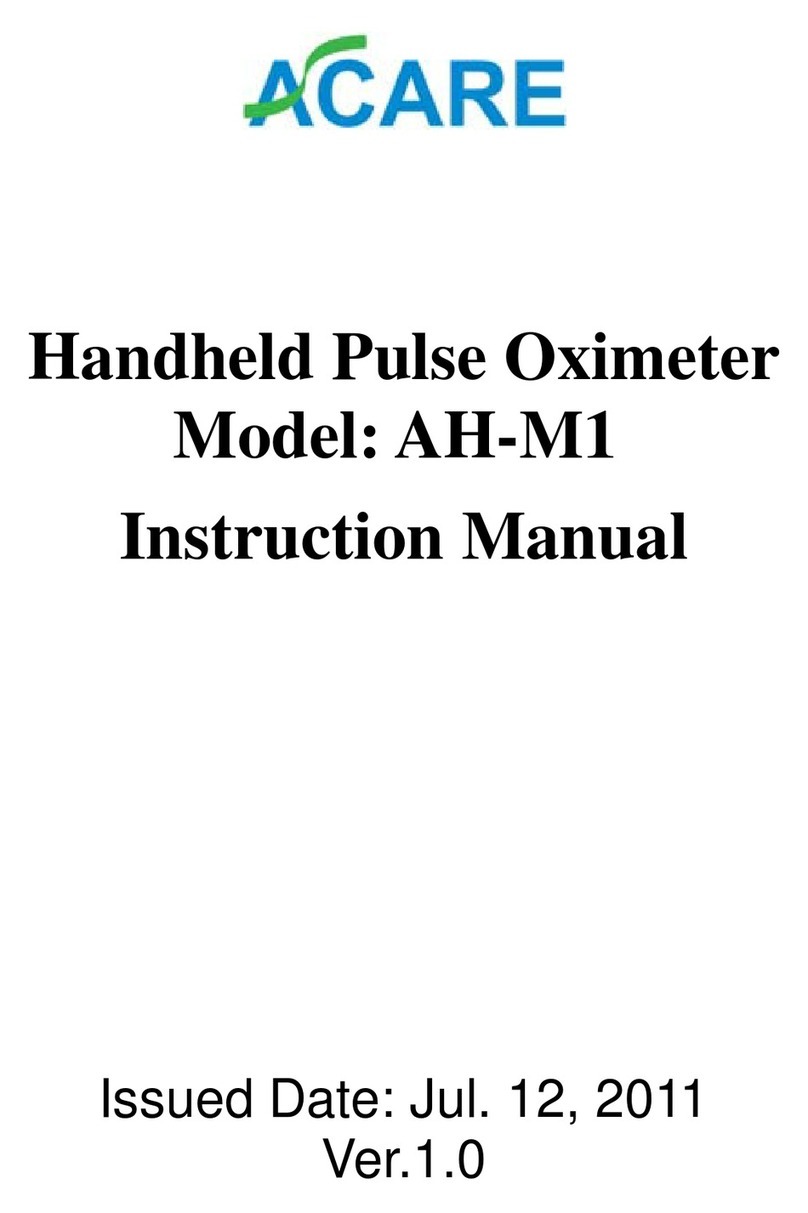 Acare AH-M1 instruction manual Acare AH-M1 instruction manual