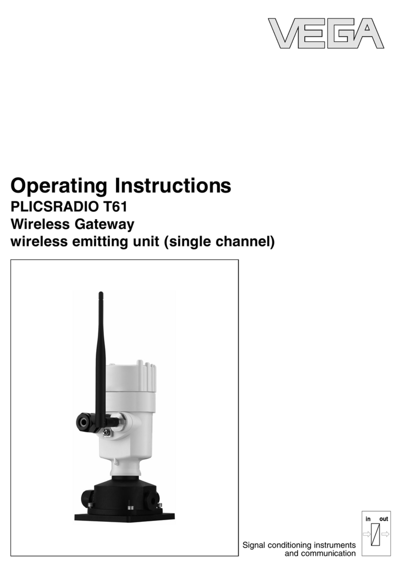 Vega PLICSRADIO T61 User manual