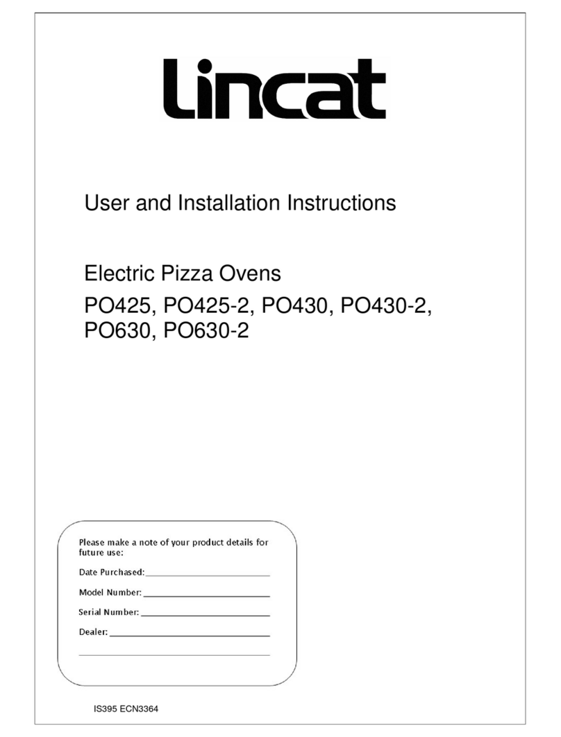Lincat PO425 User and installation instructions