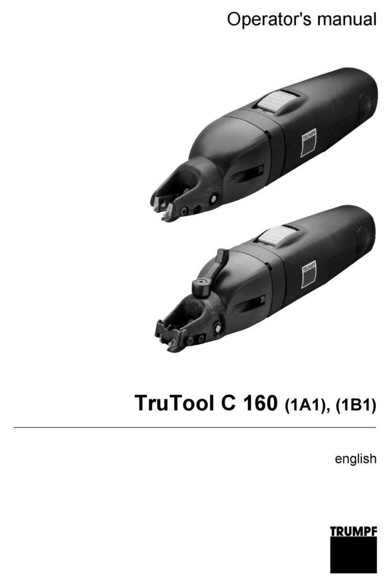 Trumpf TruTool C 160 1A1 User manual