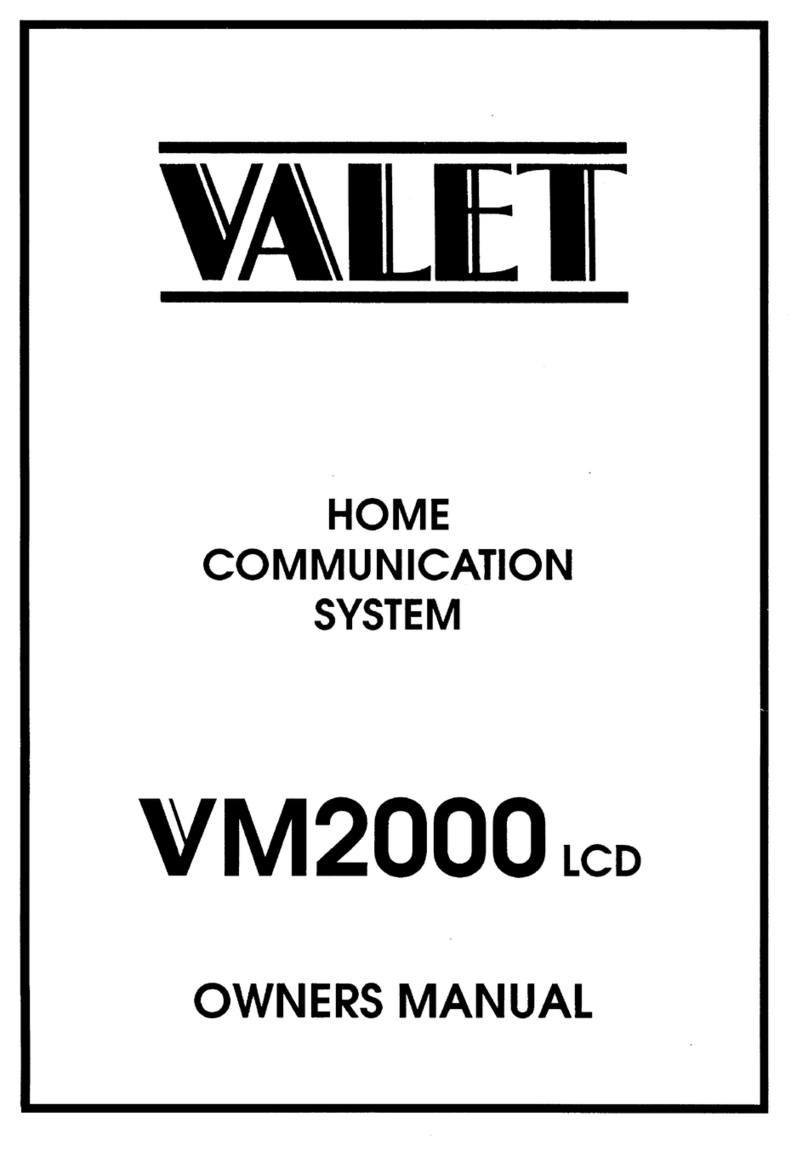Valet VM2000 owner's manual