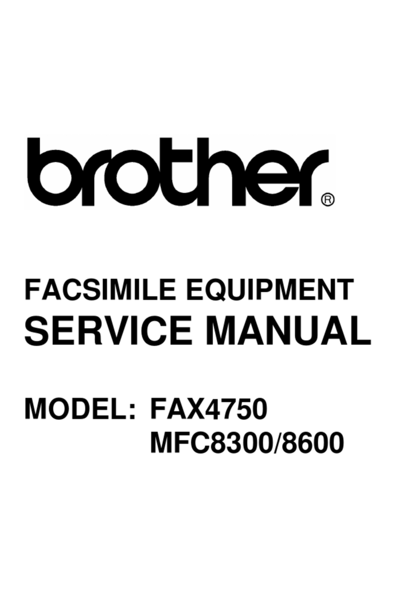 Brother FAX 4750 Service manual