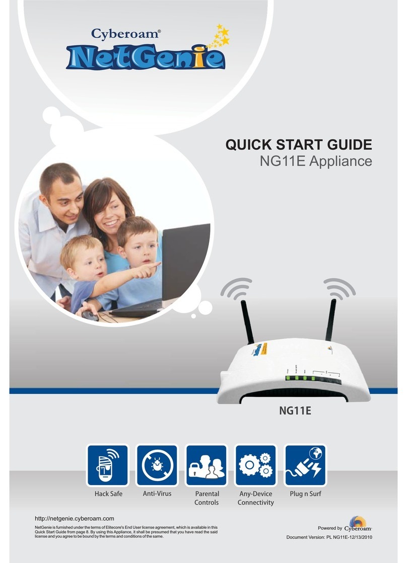 Cyberoam Netgenie NG11E quick start guide