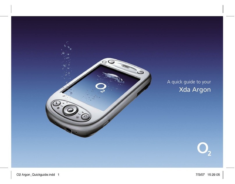 O2 Xda Argon User manual