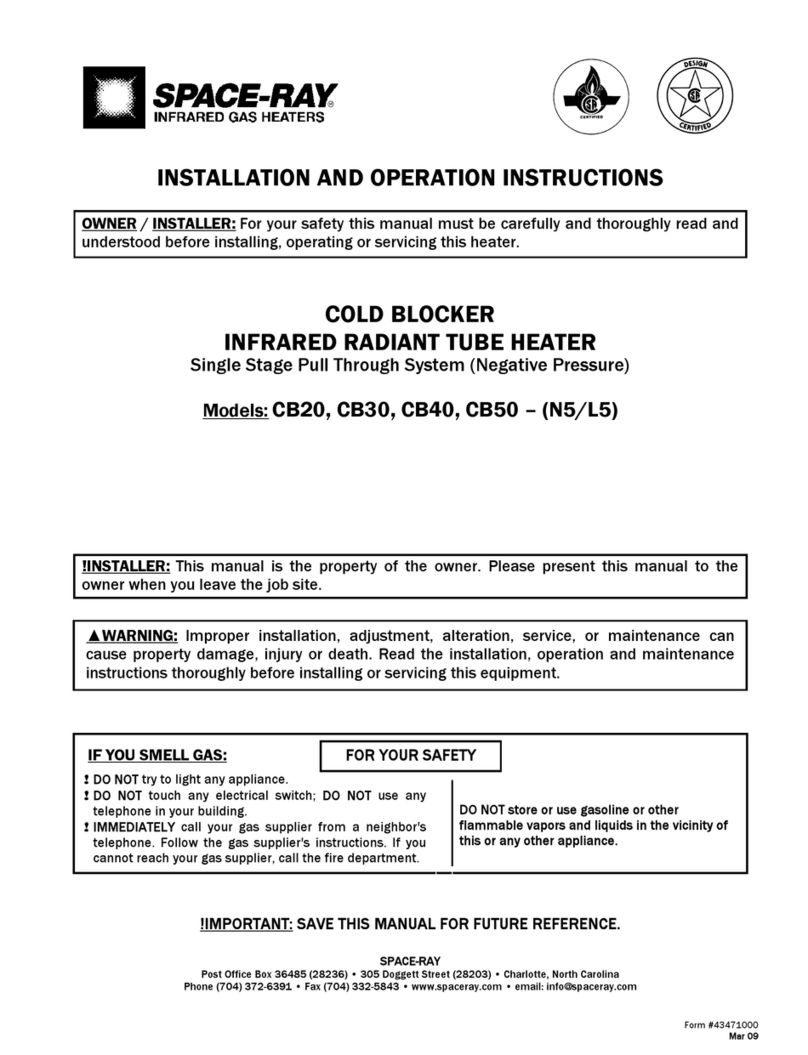 Space-Ray CB20-N5 User manual