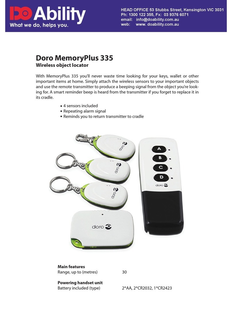 Doro MemoryPlus 335 manual
