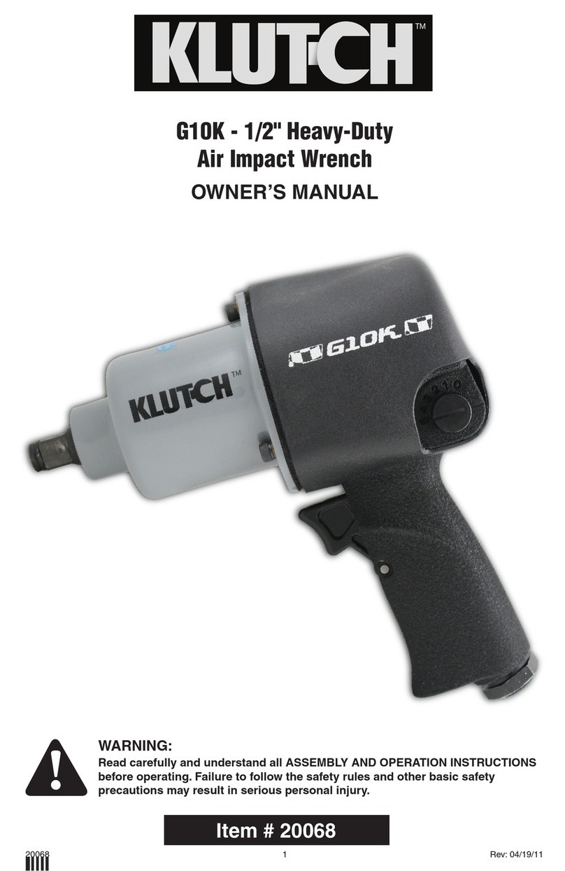 Klutch G10K owner's manual