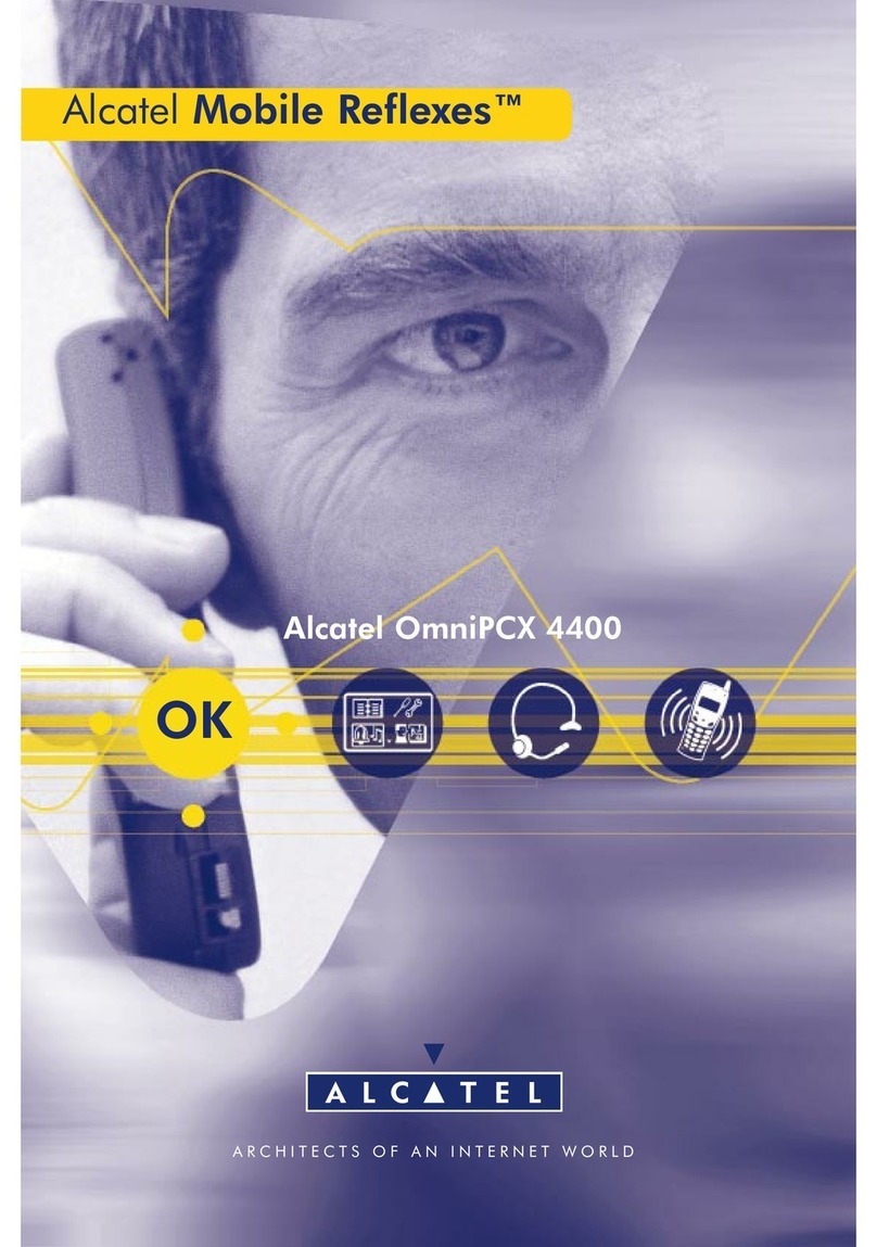 Alcatel OmniPCX 4400 User manual
