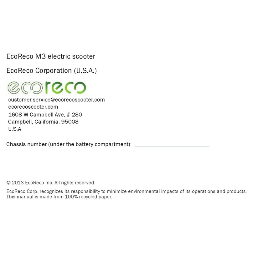 EcoReco M3 manual