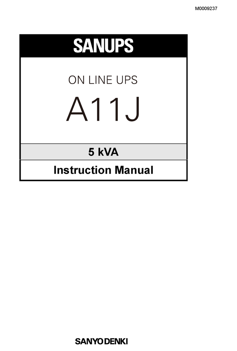 Sanyo SANUPS A11J instruction manual