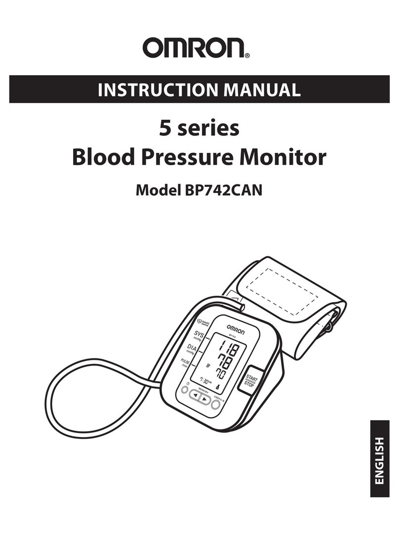 Omron BP742CAN User manual Omron BP742CAN User manual