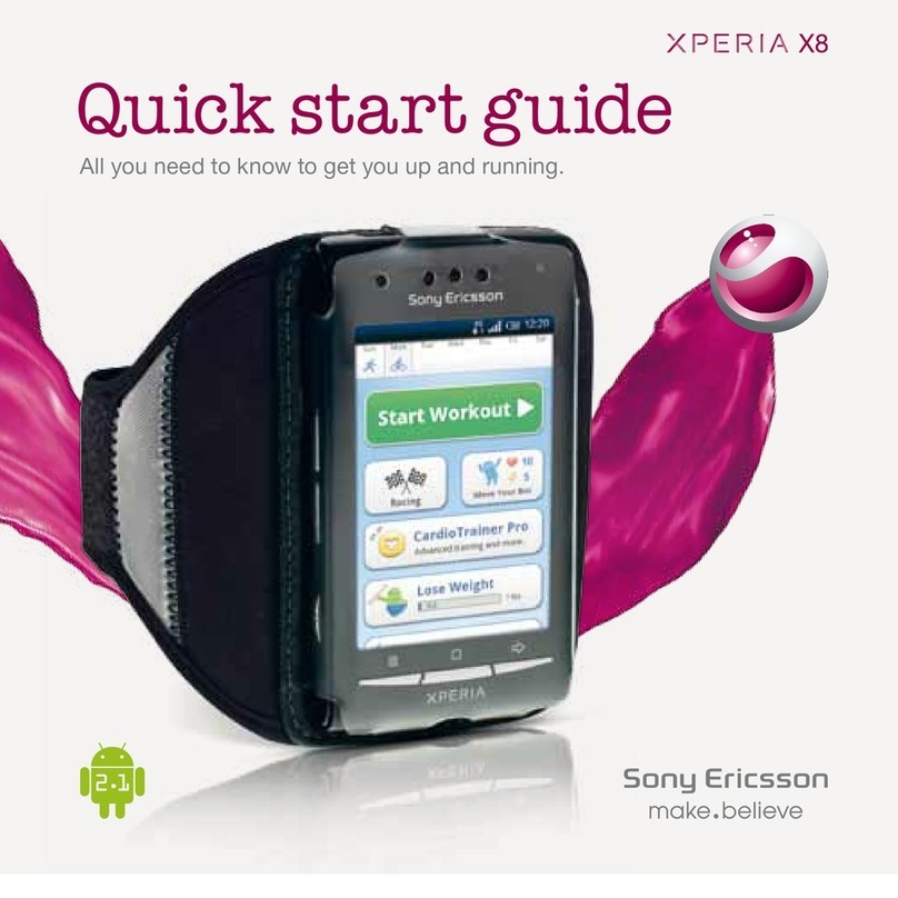 Sony Ericsson XPERIA X8 User manual Sony Ericsson XPERIA X8 User manual
