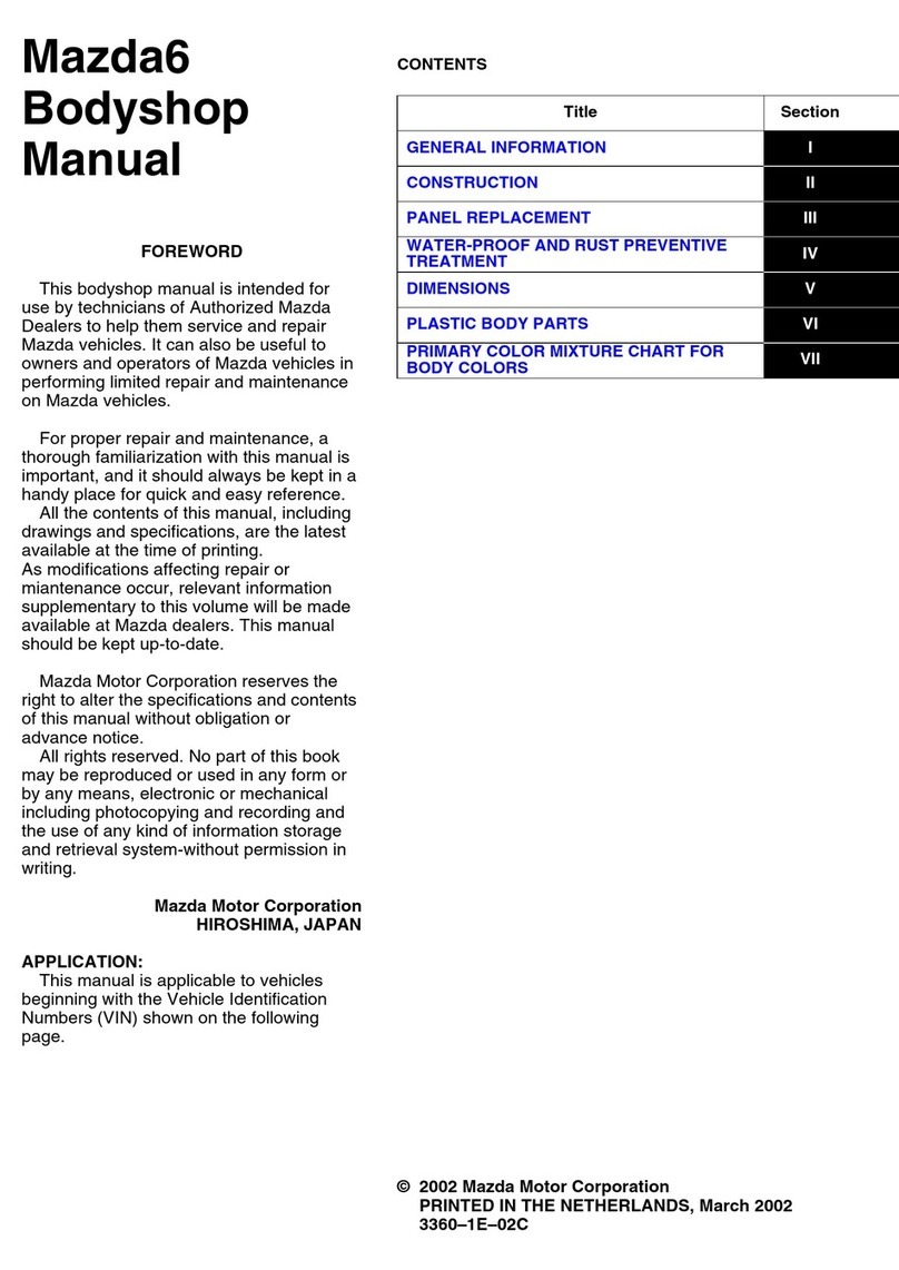Mazda 6 2002 Bodyshop manual
