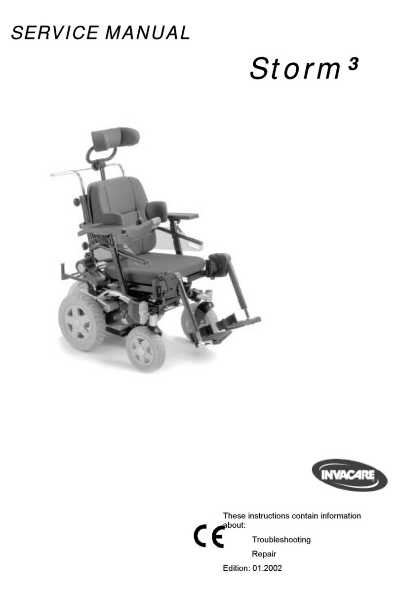 Invacare Storm 3 Competition / FFH User manual