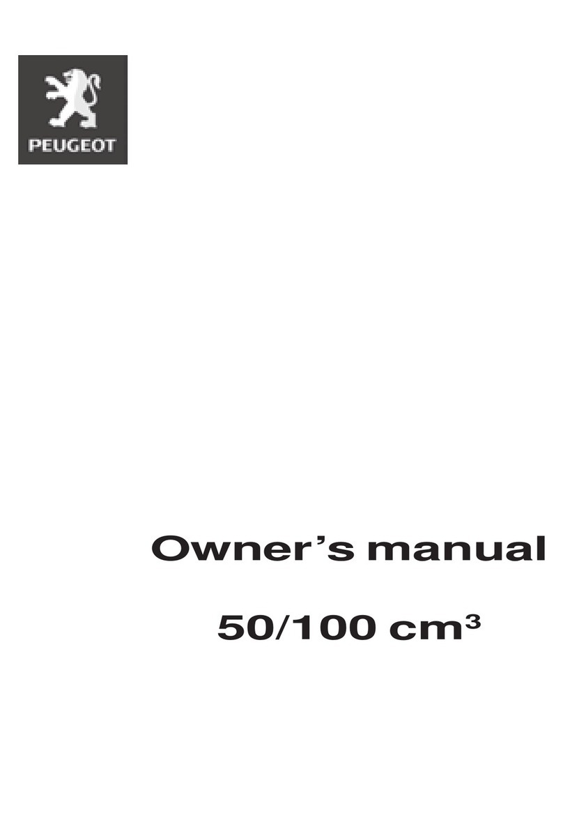 PEUGEOT Looxor 50cm3 owner's manual