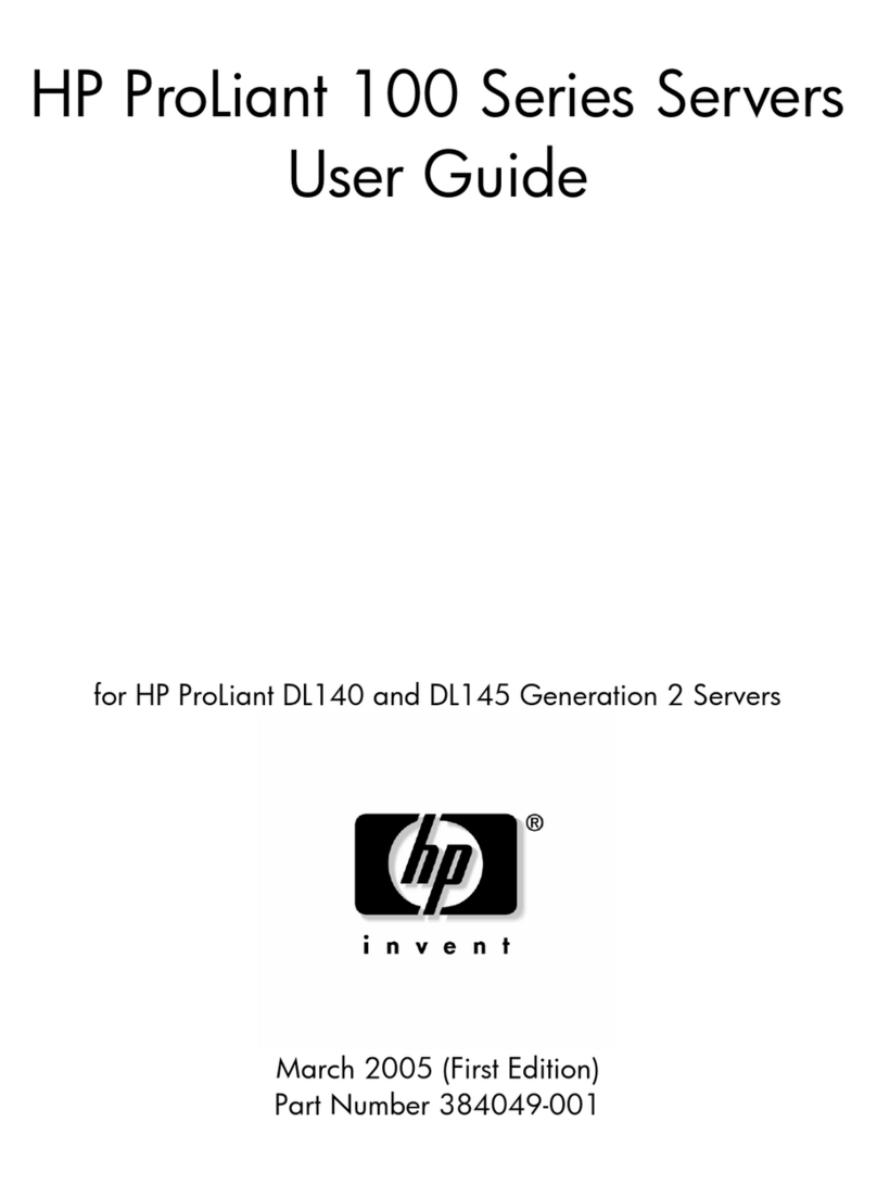 HP ProLiant DL140 User manual