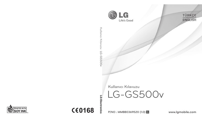 LG GS500v User manual