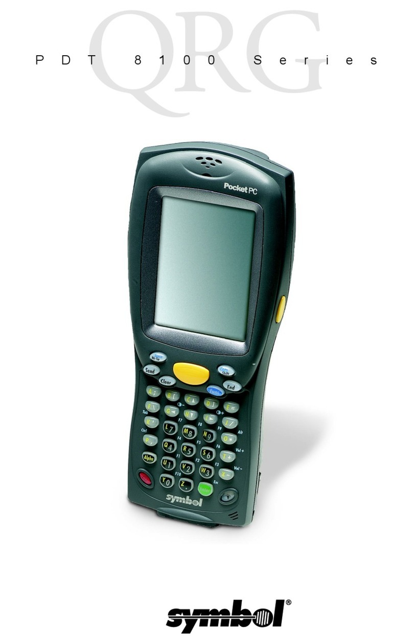 Symbol PDT 8100 Series User manual
