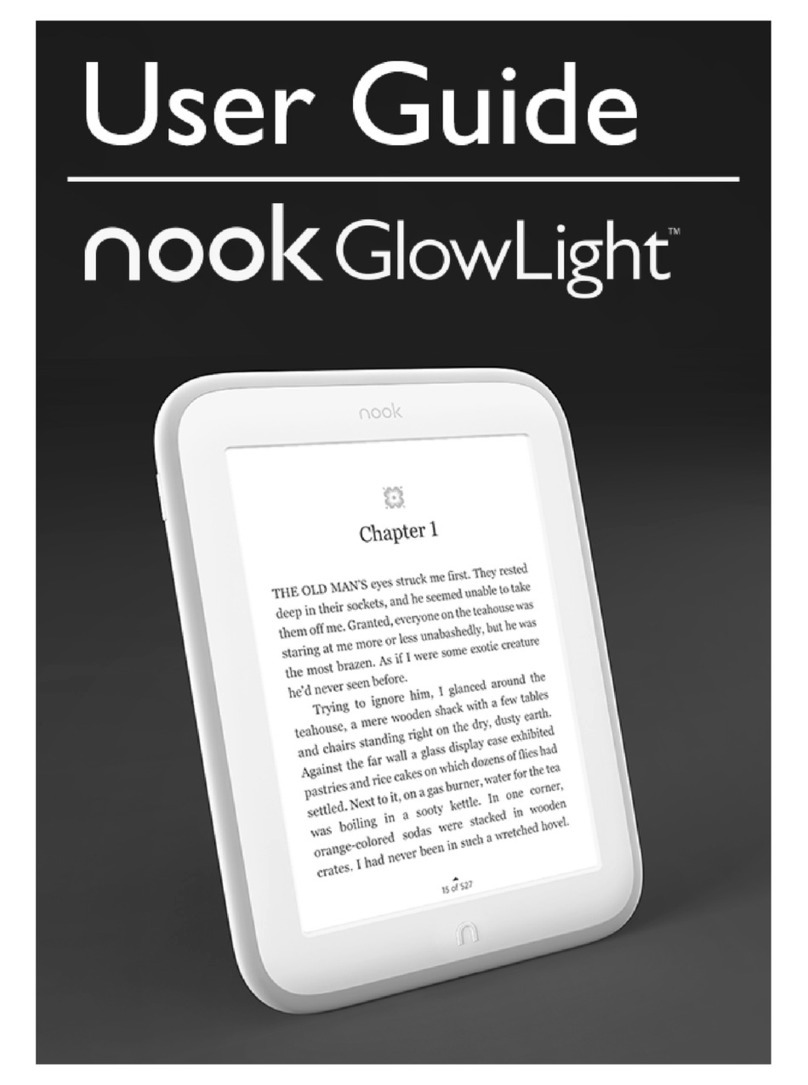 NOOK GlowLight User manual