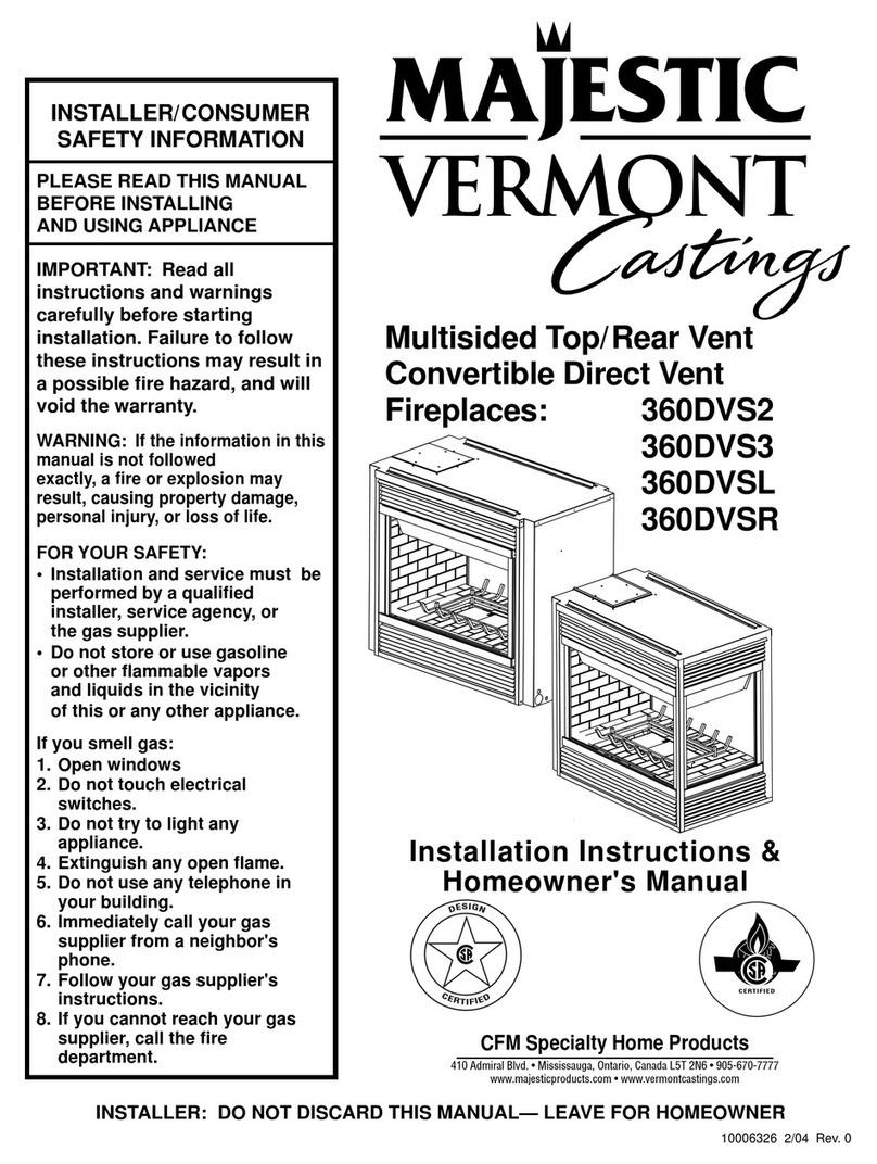 Majestic 360DVS2 User manual