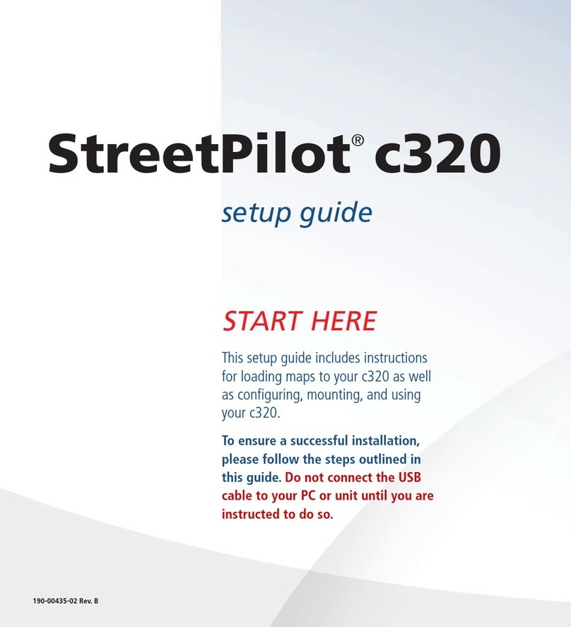 Garmin Streetpilot C320 Setup guide