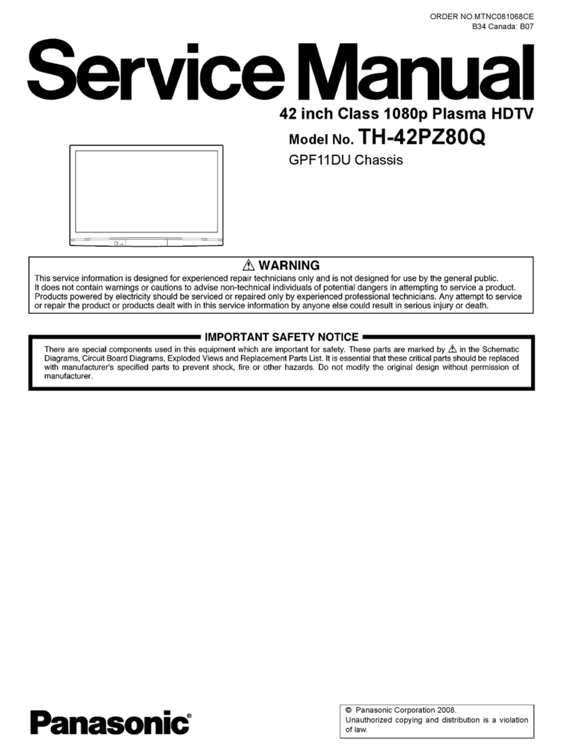 Panasonic VIERA TH-42PZ80Q User manual