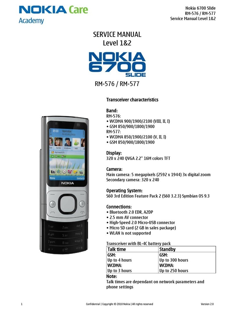 Nokia SLIDE 6700 User manual Nokia SLIDE 6700 User manual