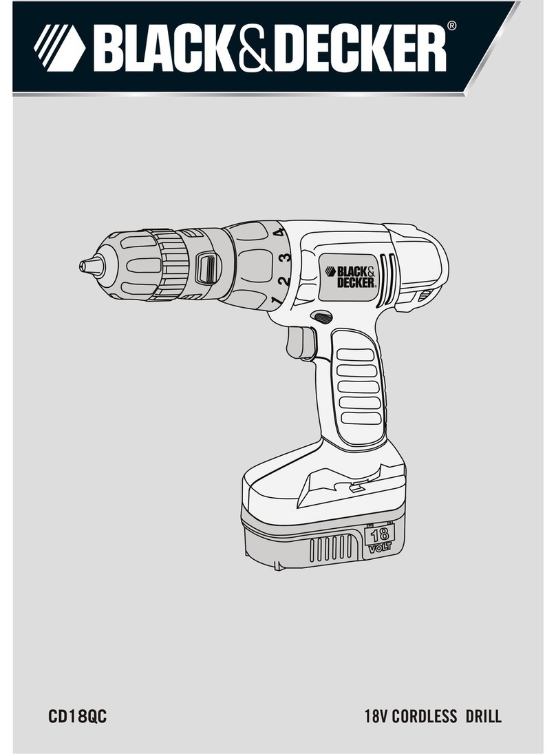 Black & Decker CD18QC User manual
