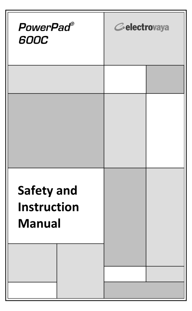 Electrovaya PowerPad 600C Safety and instruction manual