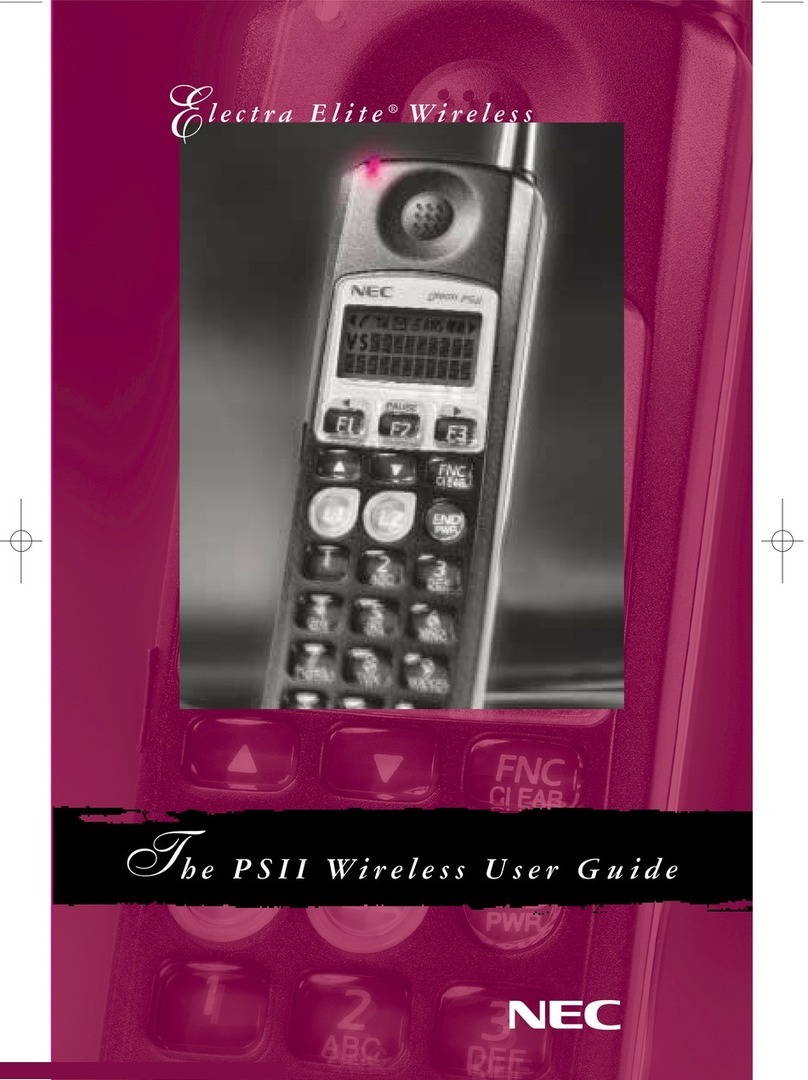 NEC PSII User manual